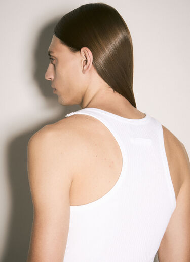 Overall Buckles Tank Top Jean Paul Gaultier Overall Buckles Tank Top White jpg0359002