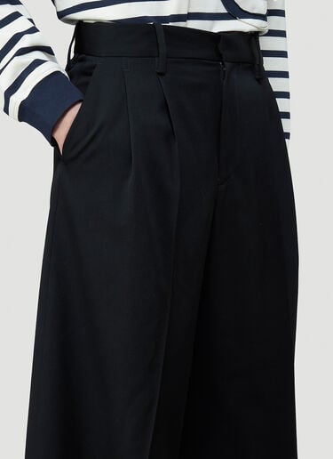 JW Anderson Cropped Straight-Leg Pants Black jwa0144011