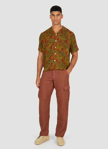Karu Handloom Cargo Pants Brown kau0150006