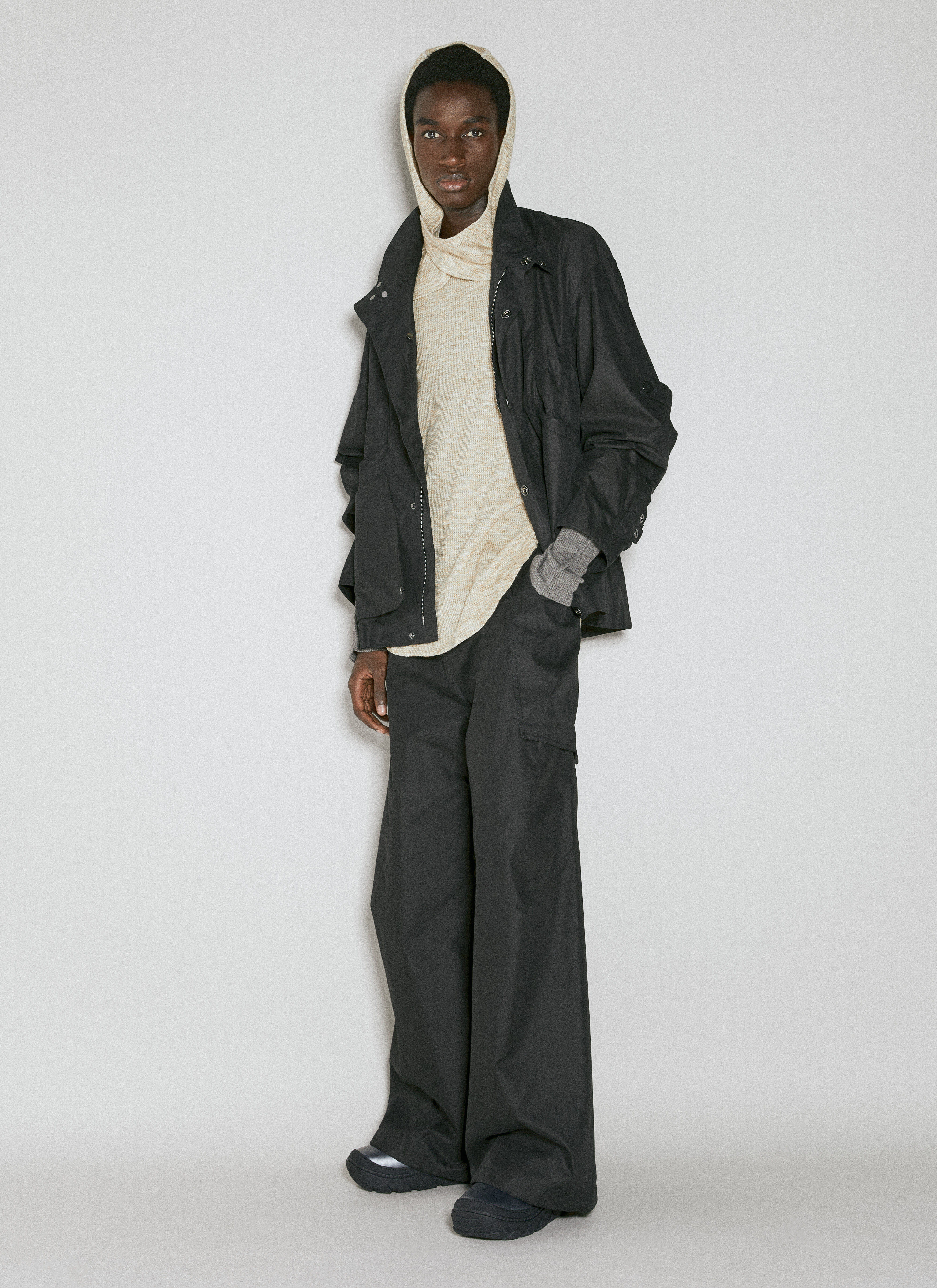 パンツ kiko kostadinov meno trousers 44 Kiko Kostadinov Meno Trousers Crown in Black for Men | Lyst