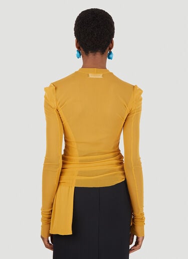 Peplos Convertible Top KIKO KOSTADINOV Peplos Convertible Top Yellow kko0246011