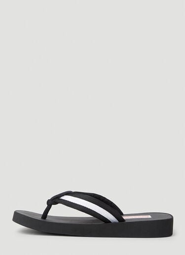 Logo Patch Flip Flops Kenzo Logo Patch Flip Flops Black knz0252049