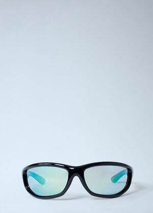 A$AP Rocky x Ray-Ban Ultra Wrap 003 Sunglasses Black lar0362005