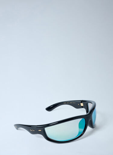 A$AP Rocky x Ray-Ban Ultra Wrap 003 Sunglasses Black lar0362005