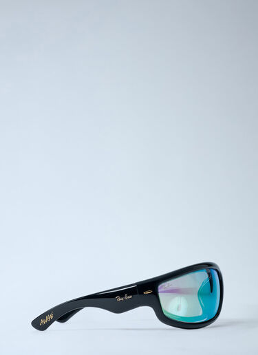 A$AP Rocky x Ray-Ban Ultra Wrap 003 Sunglasses Black lar0362005