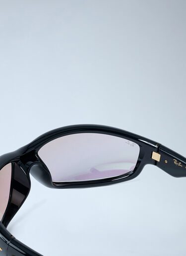 A$AP Rocky x Ray-Ban Ultra Wrap 003 Sunglasses Black lar0362005