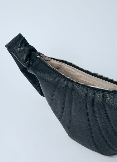 Lemaire Small Croissant Shoulder Bag Black lem0360008