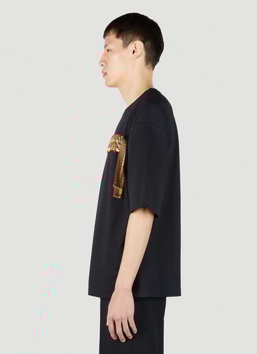우븐 로고 티셔츠 Lanvin 우븐 로고 티셔츠 블랙 lnv0151013