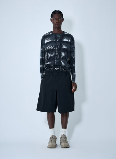 Logo Motif Contrast Print T-Shirt Moncler x A$AP ROCKY Logo Motif Contrast Print T-Shirt Black map0162007