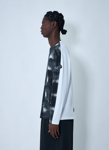 Logo Motif Contrast Print T-Shirt Moncler x A$AP ROCKY Logo Motif Contrast Print T-Shirt Black map0162007