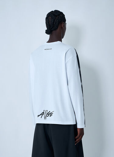 Moncler x A$AP ROCKY Logo Motif Contrast Print T-Shirt Black map0162007