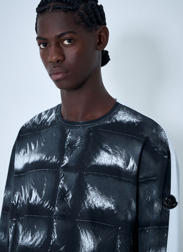 Logo Motif Contrast Print T-Shirt Moncler x A$AP ROCKY Logo Motif Contrast Print T-Shirt Black map0162007