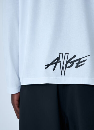 Logo Motif Contrast Print T-Shirt Moncler x A$AP ROCKY Logo Motif Contrast Print T-Shirt Black map0162007