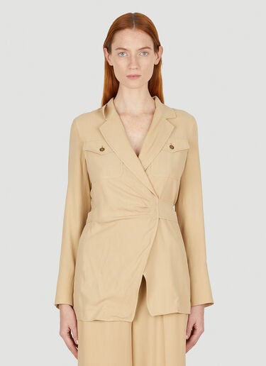 플뢰르 랩 프런트 블레이저 Max Mara 플뢰르 랩 프런트 블레이저 베이지 max0252011