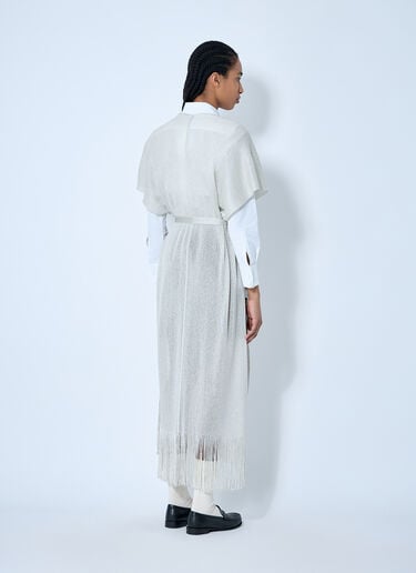 Max Mara 束腰针织开衫  白色 max0260015