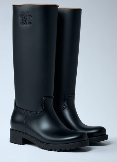 Rubber Rain Boots Max Mara Rubber Rain Boots Black max0262033