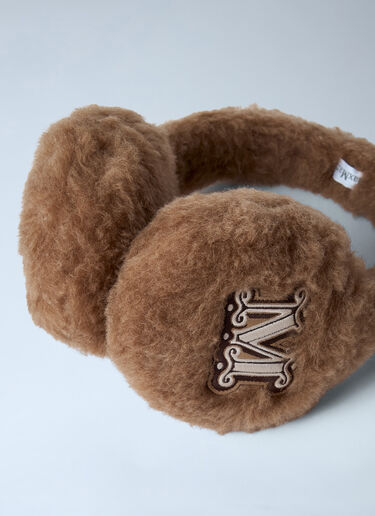 Logo Motif Ear Muffs Max Mara Logo Motif Ear Muffs Camel max0262037