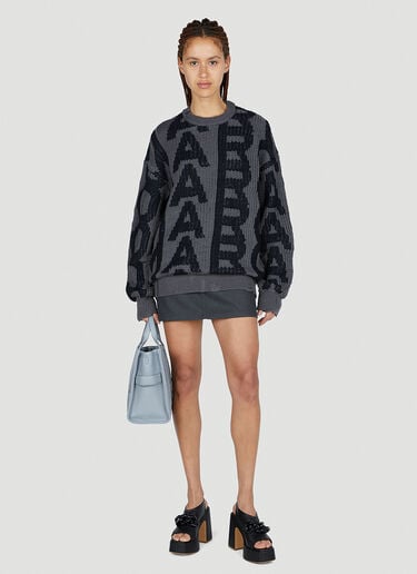 모노그램 디스트레스트 스웨터 Marc Jacobs 모노그램 디스트레스트 스웨터 그레이 mcj0251007