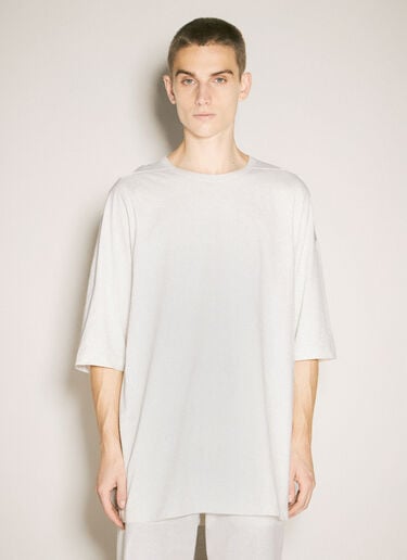 Oversized Crewneck T-Shirt Moncler x Rick Owens Oversized Crewneck T-Shirt White mcs0358013