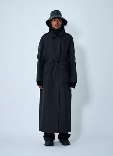 Winifred Long Windbreaker Jacket Moncler x EE72 by Edward Enninful Winifred Long Windbreaker Jacket Black mee0262003