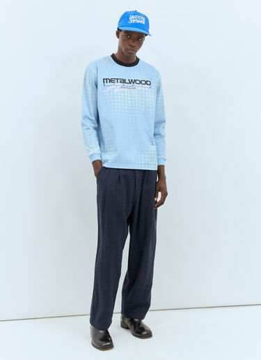 Moto Heavyweight Long-Sleeve T-Shirt Metalwood Studio Moto Heavyweight Long-Sleeve T-Shirt Blue met0156011