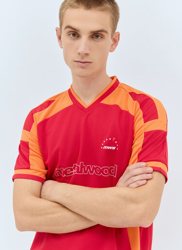 Panelled Jersey T-Shirt Metalwood Studio Panelled Jersey T-Shirt Red met0158001