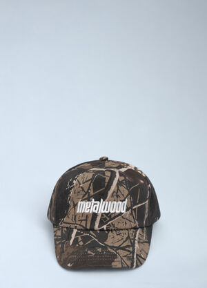 Metalwood Studios Logo Motif Baseball Cap Green met0160005