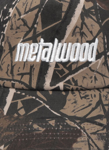 Metalwood Studios Logo Motif Baseball Cap Green met0160005