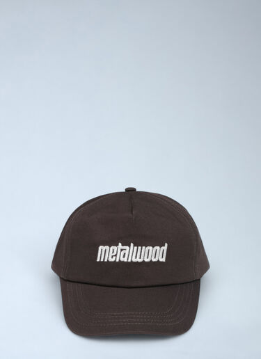 Logo Motif Baseball Cap Metalwood Studios Logo Motif Baseball Cap Brown met0160007