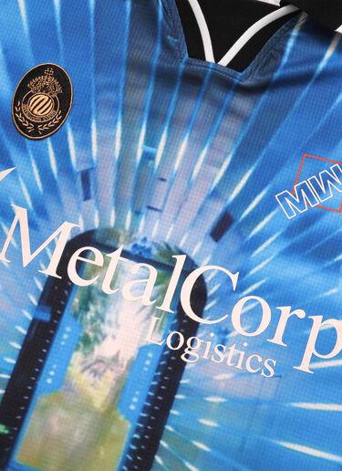 KTV Jersey Logo Motif T-Shirt Metalwood Studios KTV Jersey Logo Motif T-Shirt Blue met0162001