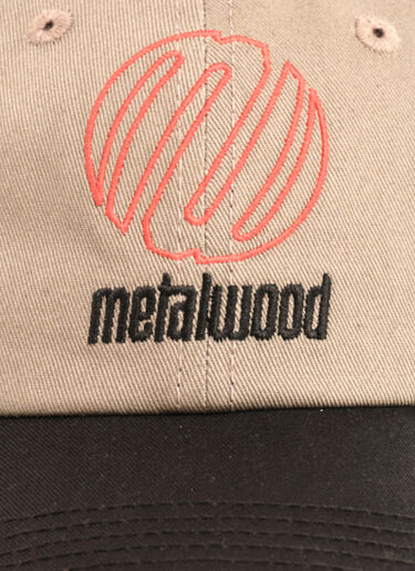 Metalwood Studios Logo Motif Baseball Cap Grey met0162003