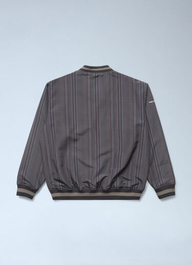 Metalwood Studios Logo Motif V-Neck Sweatshirt Grey met0162006