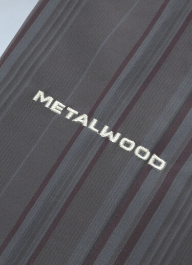 Metalwood Studios Logo Motif V-Neck Sweatshirt Grey met0162006