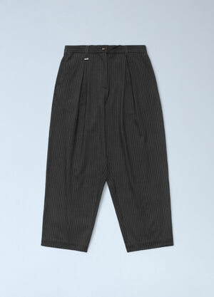 Metalwood Studios Pinstripe Elasticated Waist Pants Grey met0162009