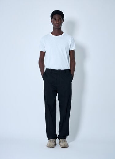 Moncler x FRGMT Hiroshi Fujiwara Logo Print Pants Black mfr0160053