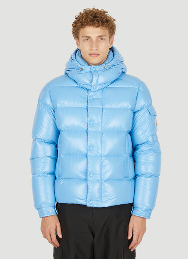 Baby Blue Moncler Bubble Coat Blue Moncler Maya Jacket 70th