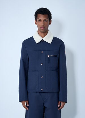 Moncler x Gilga Farm by Donald Glover Kishus 衬衫夹克  藏蓝色 mgf0162001