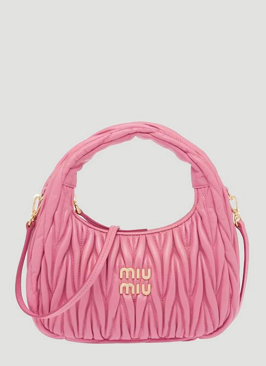 Miu Miu Women's' Begonia Shoulder Bag in Pink | LN-CC® Miu Miu Women's' Begonia Shoulder Bag in Pink | LN-CC®