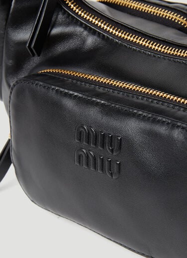 Miu Miu Pocket Shoulder Bag Black miu0252046