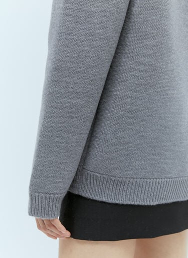 울 니트 가디건 Miu Miu 울 니트 가디건 그레이 miu0254003