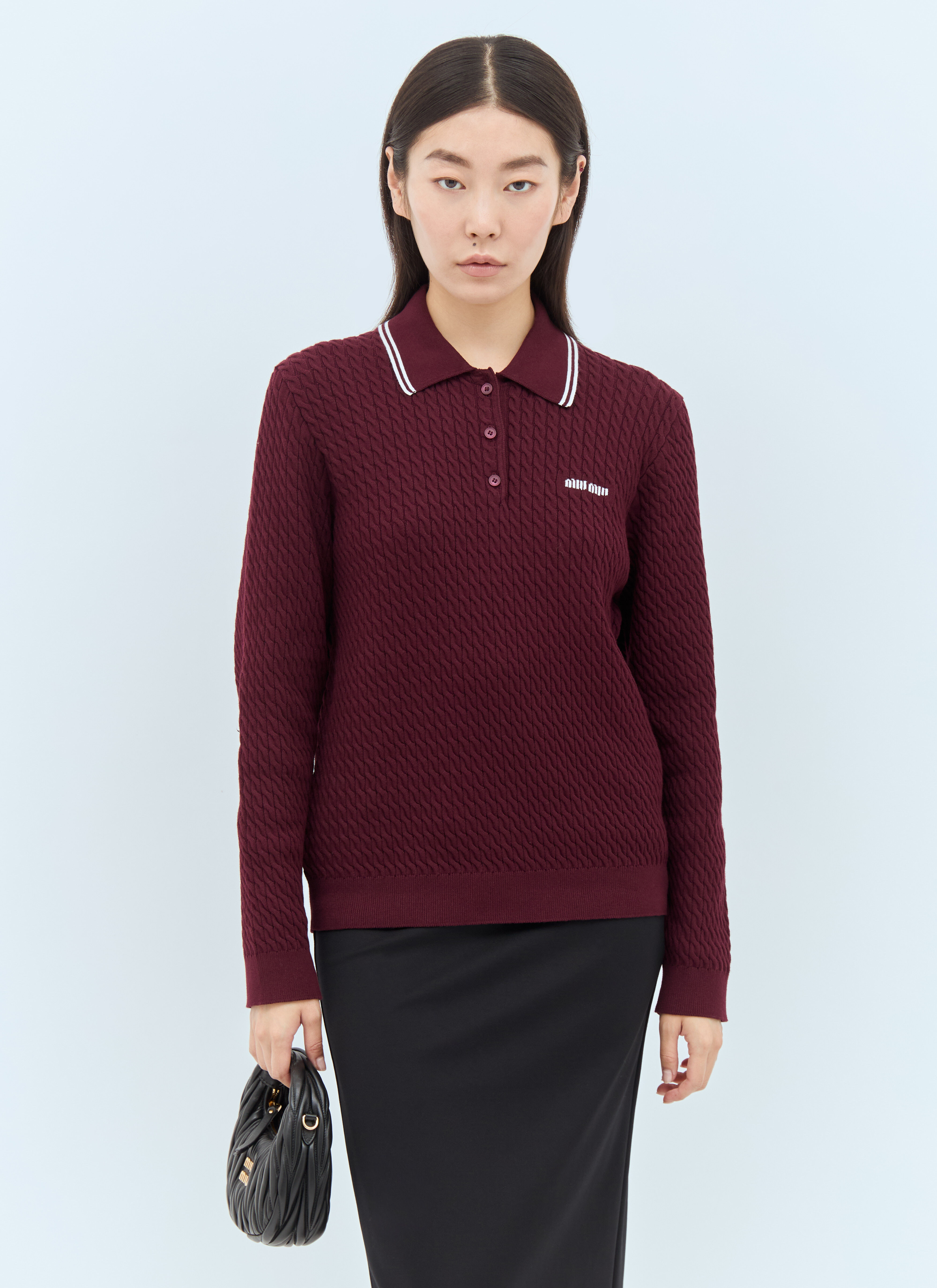トップス prada archives knit polo navy miumiu 31443409_60813854_1000.jpg