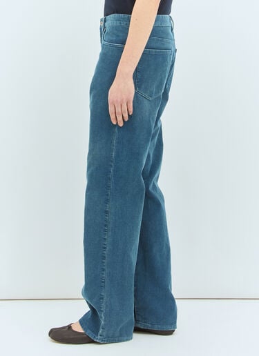 코듀로이 팬츠 Miu Miu 코듀로이 팬츠 블루 miu0259018