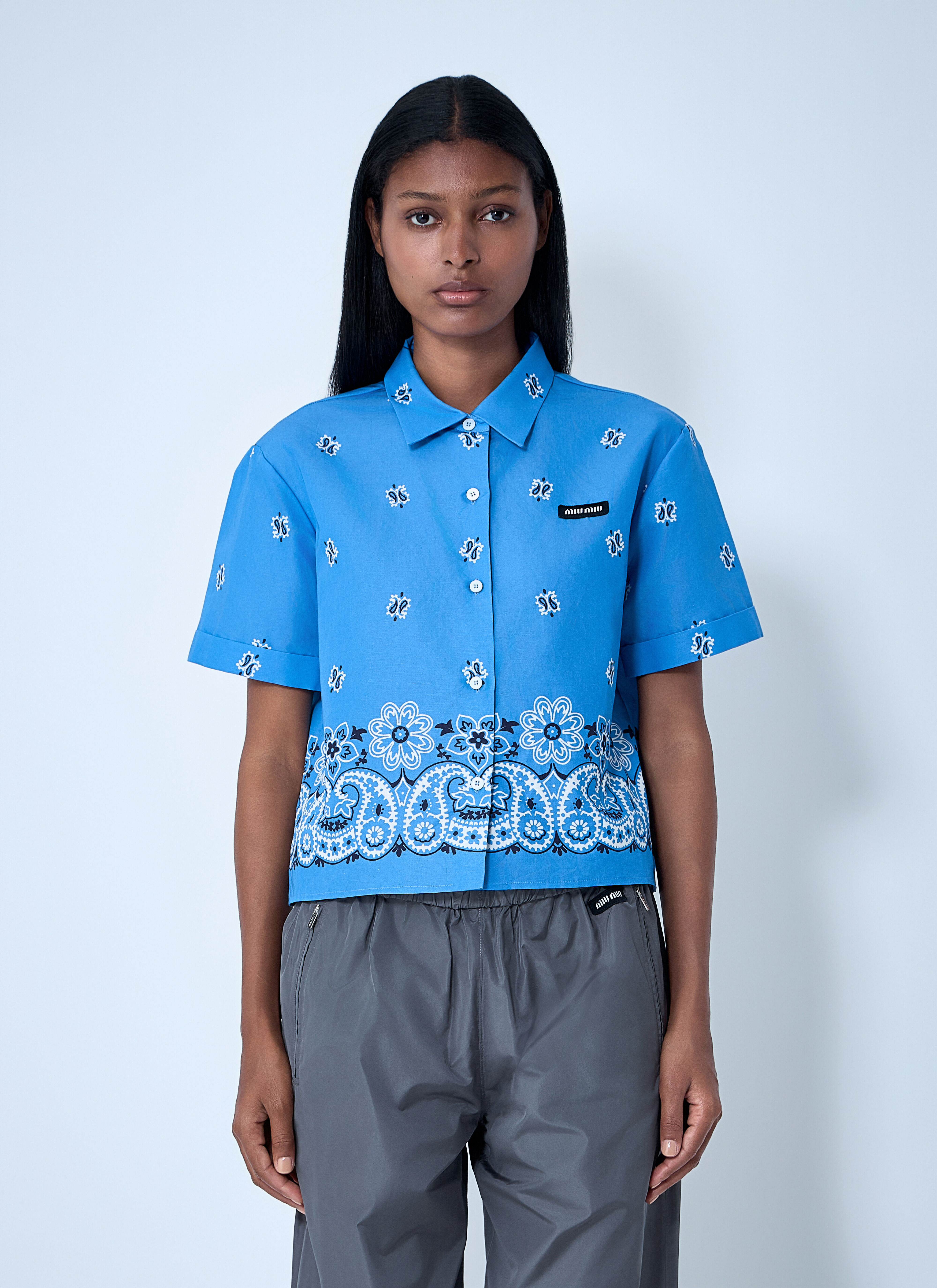 MYNE マイネ SHOULDER RIBBON TOPS/BLUE ブルー MYNE マイネ SHOULDER RIBBON TOPS/BLUE ブルー TOPS｜MYNE