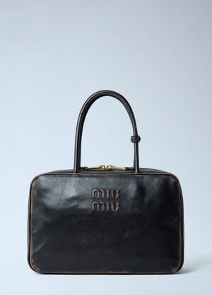 Miu Miu Beau Leather Handbag Brown miu0262113