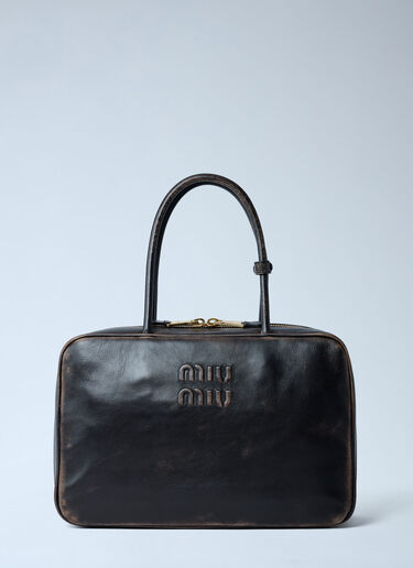 Beau Leather Handbag Miu Miu Beau Leather Handbag Brown miu0262113