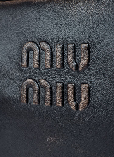 Miu Miu Beau Leather Handbag Brown miu0262113