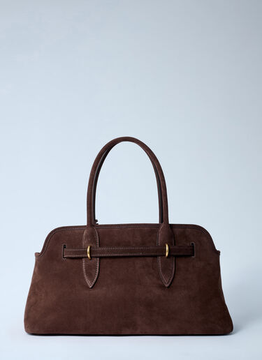 Miu Miu Aventure Suede Handbag Brown miu0262119