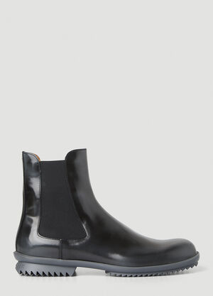 Maison Margiela Brushed Chelsea Boots Black mla0148024