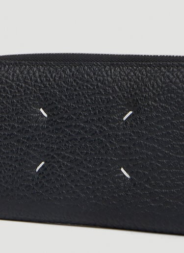 Maison Margiela 콘티넨털 지갑 블랙 mla0151043