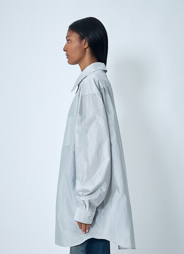 Maison Margiela Technical Button-Down Shirt Grey mla0261003